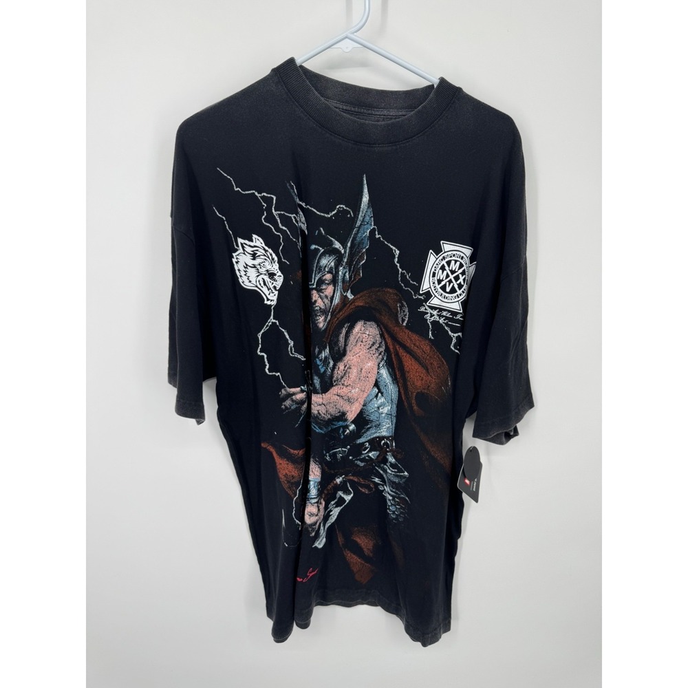 NWT Marvel Darc Sport Wolves Son of Odin Premium Tee Men's XL Black Short Sleeve